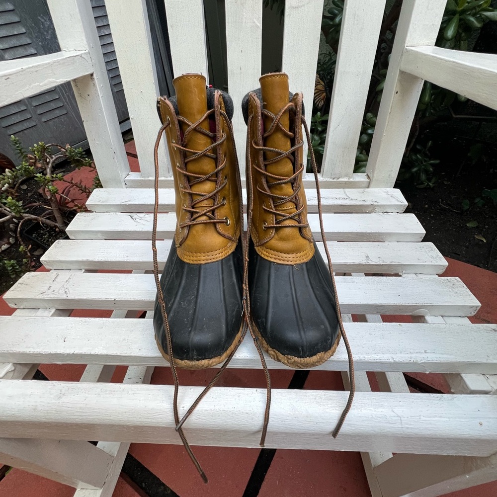 Tommy Hilfiger Women’s Duck Boots - Black and Tan